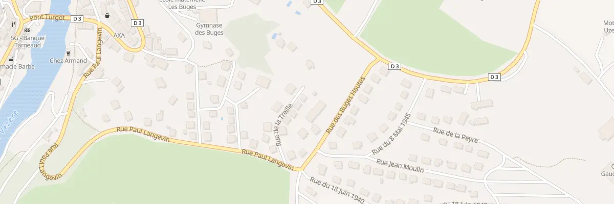 Plan du 12 Rue de la Treille à Uzerche
