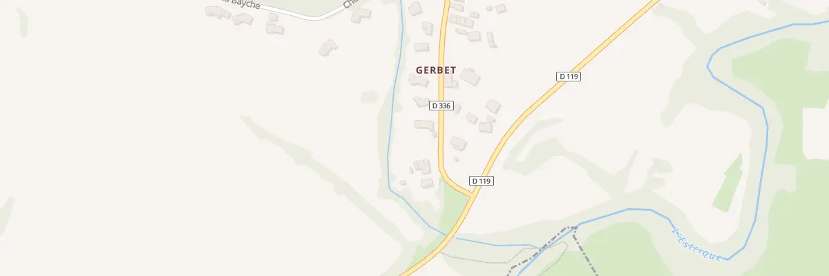 Plan du 115 Gerbet Hameau à Bézac