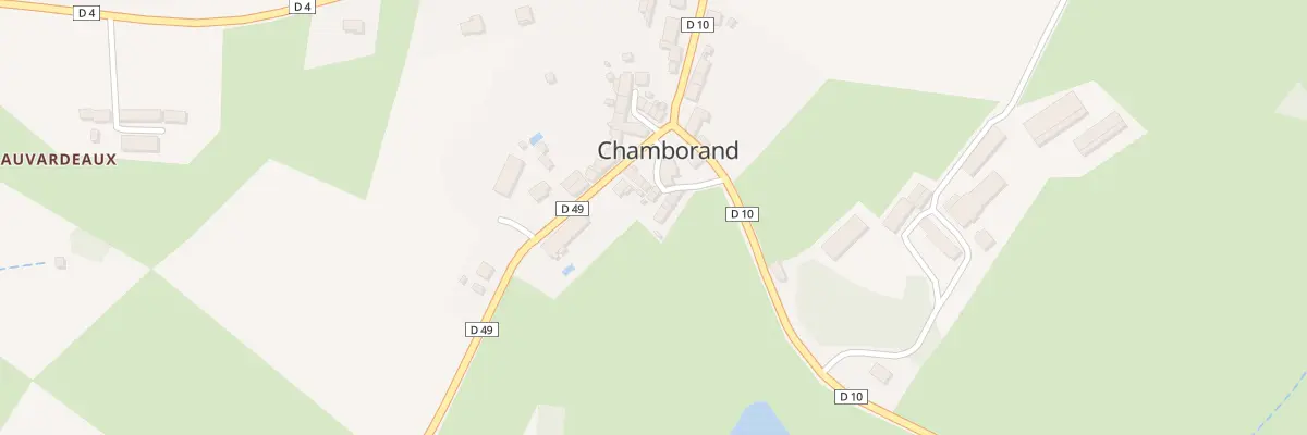 Plan du 3 Rue de l’Eglise à Chamborand
