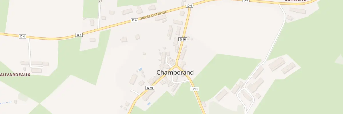 Plan du 3 Imp du Presbytere à Chamborand