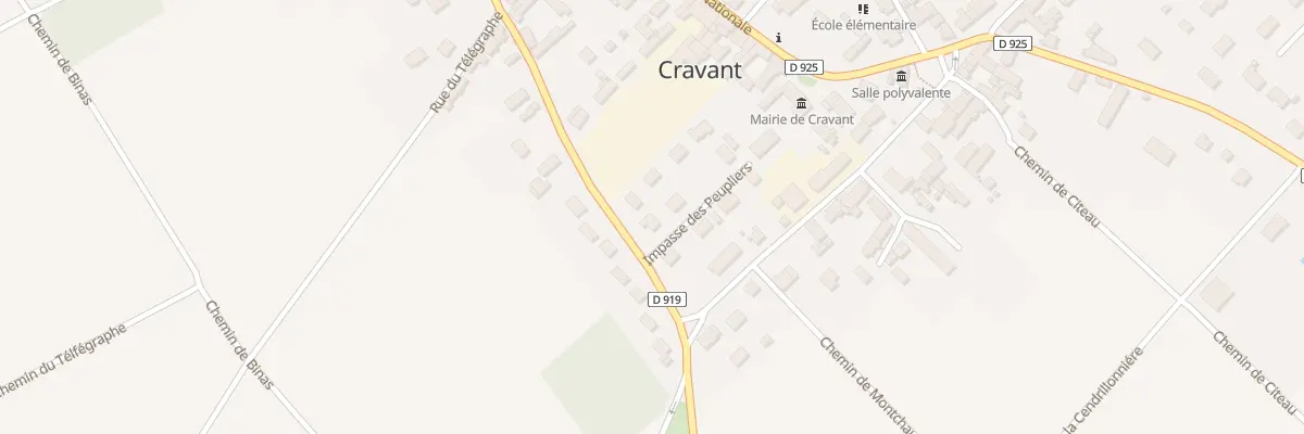 Plan du 15 Rue du Bourg Neuf à Cravant