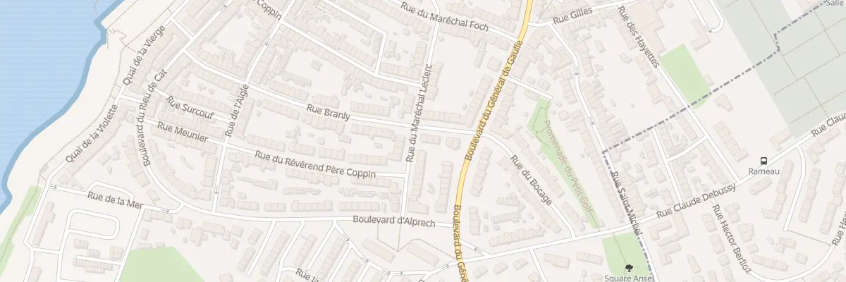 Plan du 2 Rue Augustin Lobez au Portel
