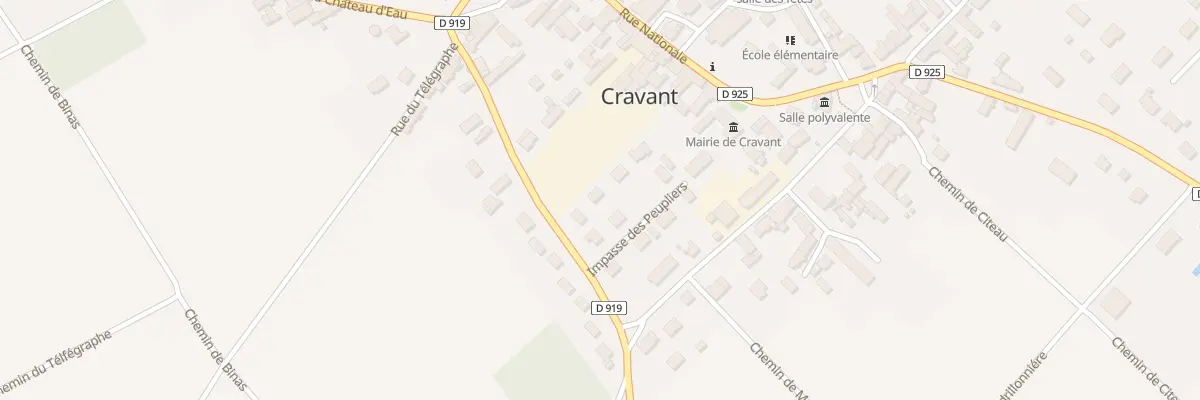 Plan du 3 Imp des Peupliers à Cravant