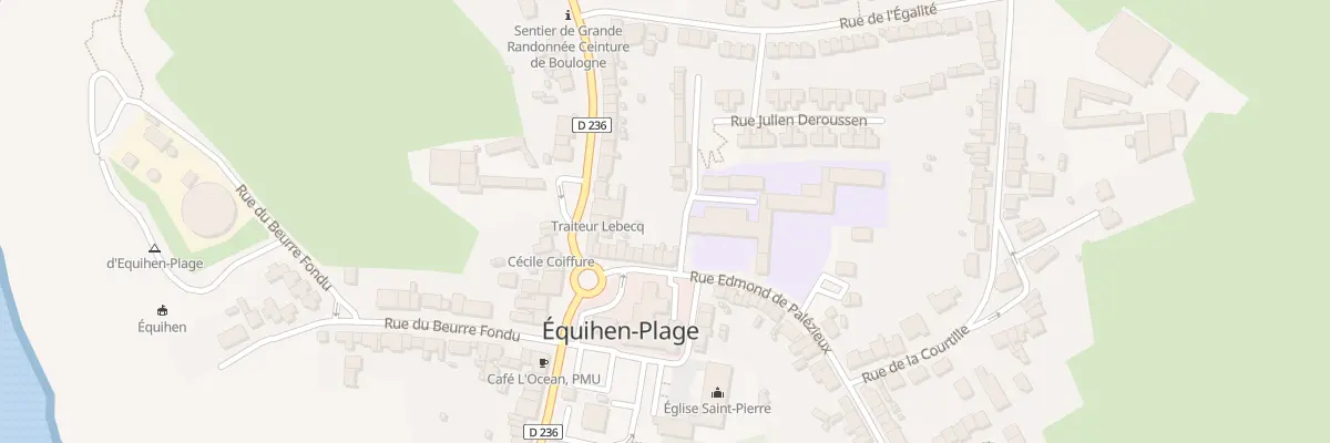 Plan du 15 Rue Edmond de Palezieux à Équihen-Plage