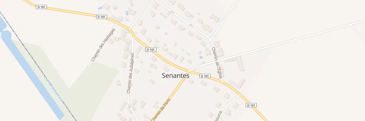 Plan du 4 Rue des Druides à Senantes