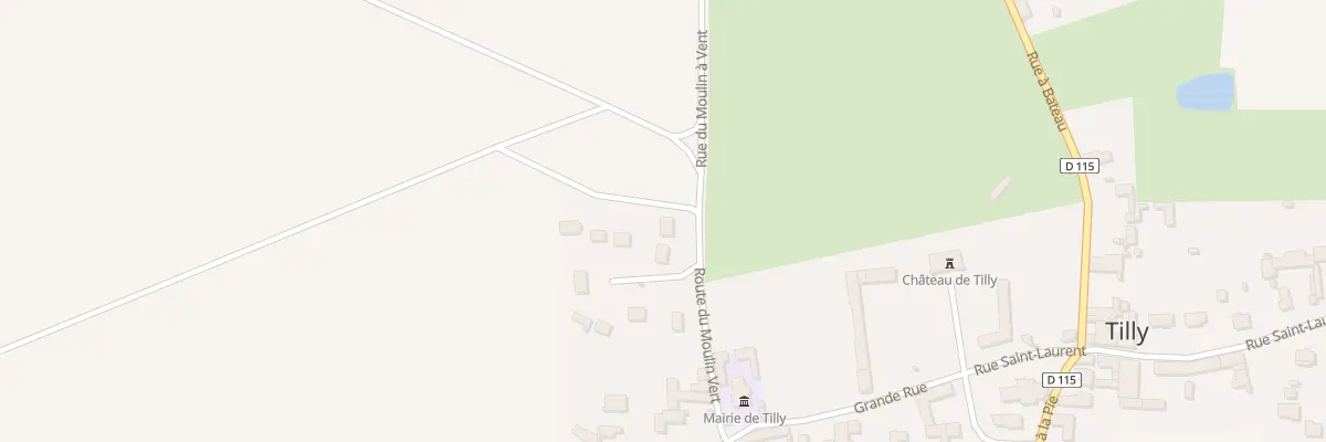 Plan du 7 Rue du Moulin a Vent à Tilly