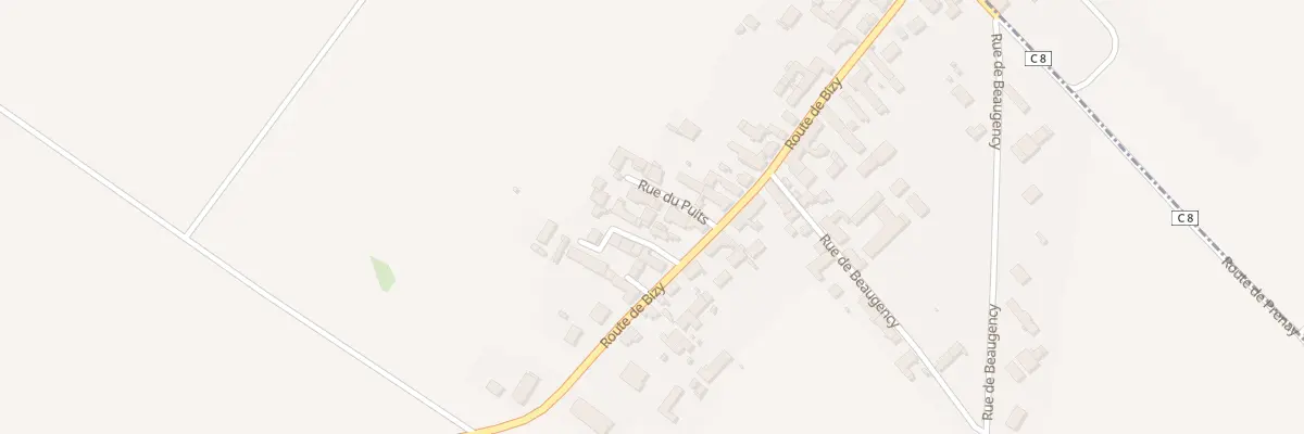 Plan du 1 Rue du Puits à Beauce la Romaine