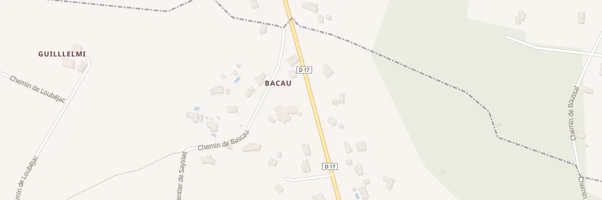 Plan du 5007C Bascau à Monteils