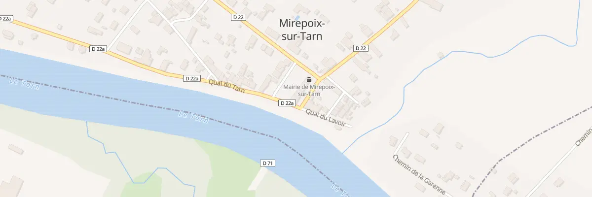 Plan du 9 Av du Pont à Mirepoix-sur-Tarn