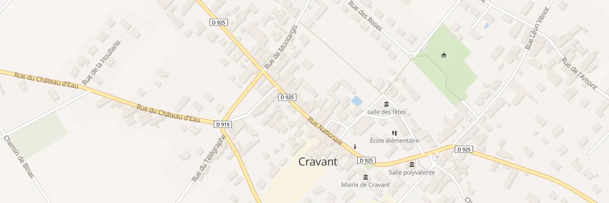 Plan du 15B Rue Nationale à Cravant