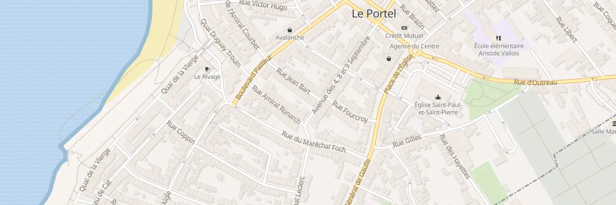 Plan du 24 Rue Jean Bart au Portel