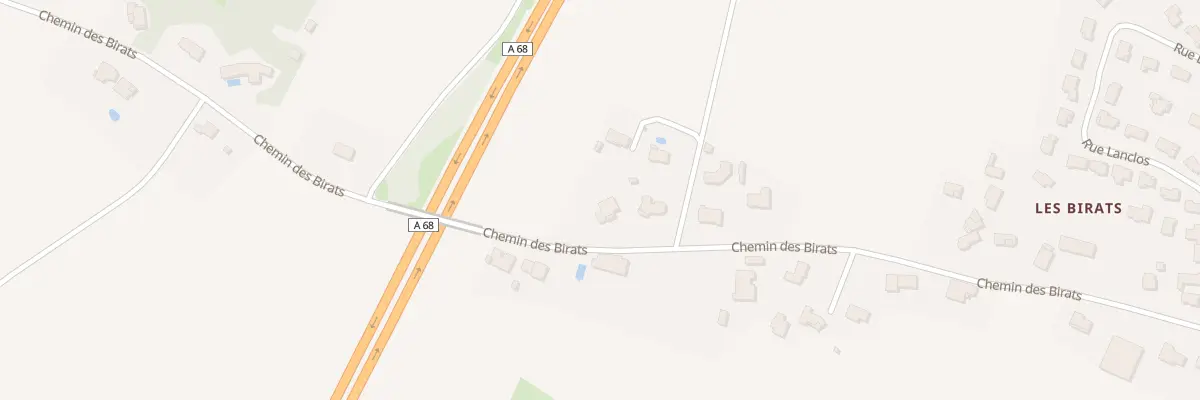 Plan du 1024 Che des Birats à Montastruc-la-Conseillère
