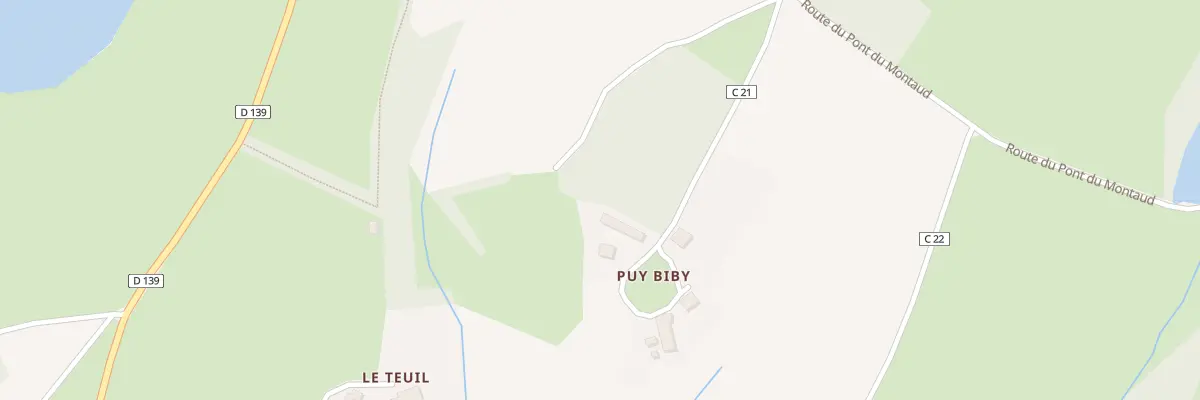 Plan du 5112 Puy Biby à Champnétery