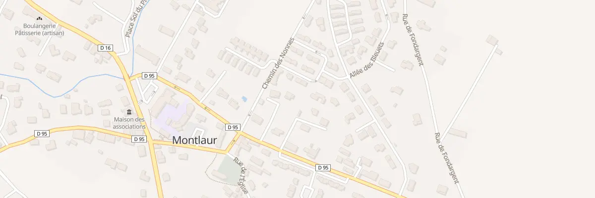 Plan du 289 Rue du Château à Montlaur