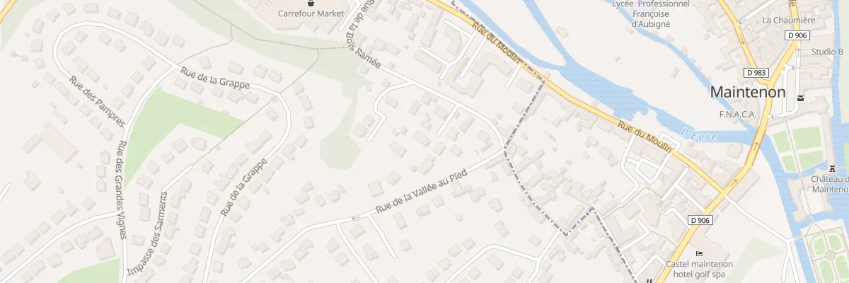 Plan du 8Q Rue de la Bois Ramee à Pierres