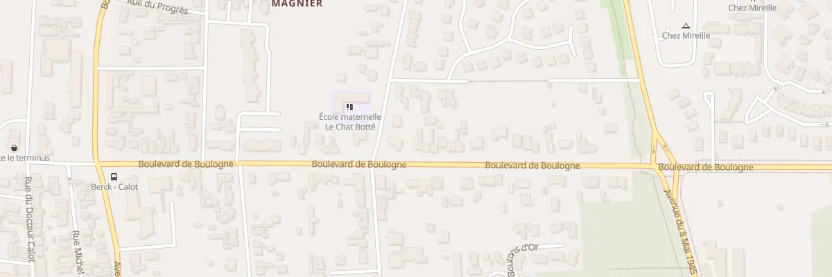 Plan du 49 Bd de Boulogne à Berck