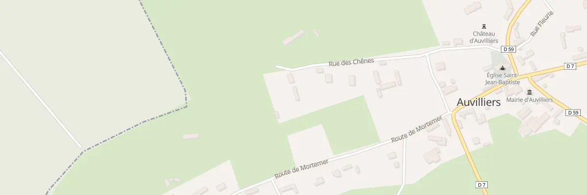 Plan du 5020 Le Bourg à Auvilliers