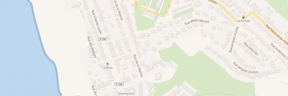 Plan du 1 Rue Albert Becard à Équihen-Plage