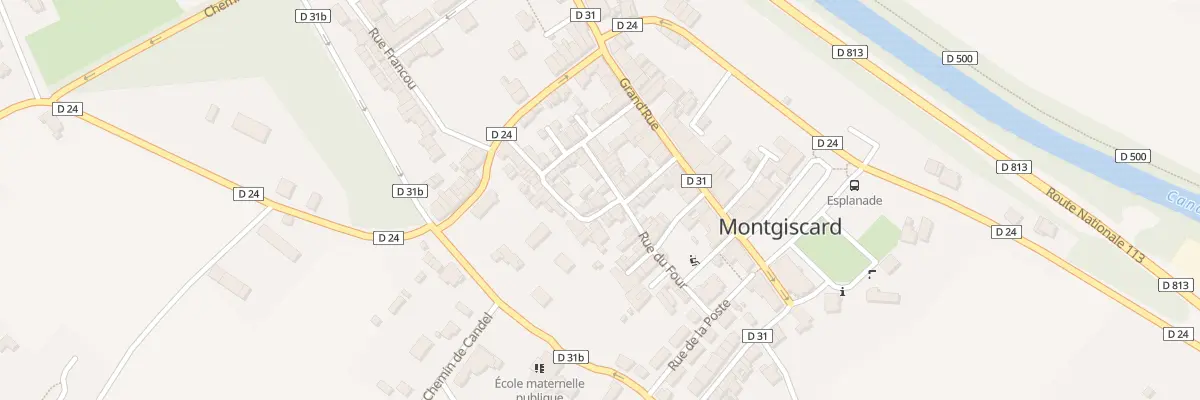 Plan du 2 Pl du Boué à Montgiscard