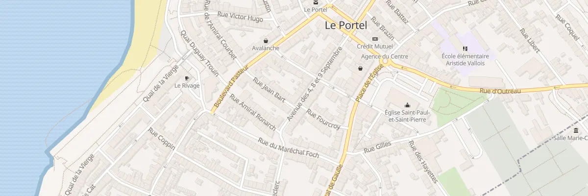 Plan du 17 Rue Jean Bart au Portel