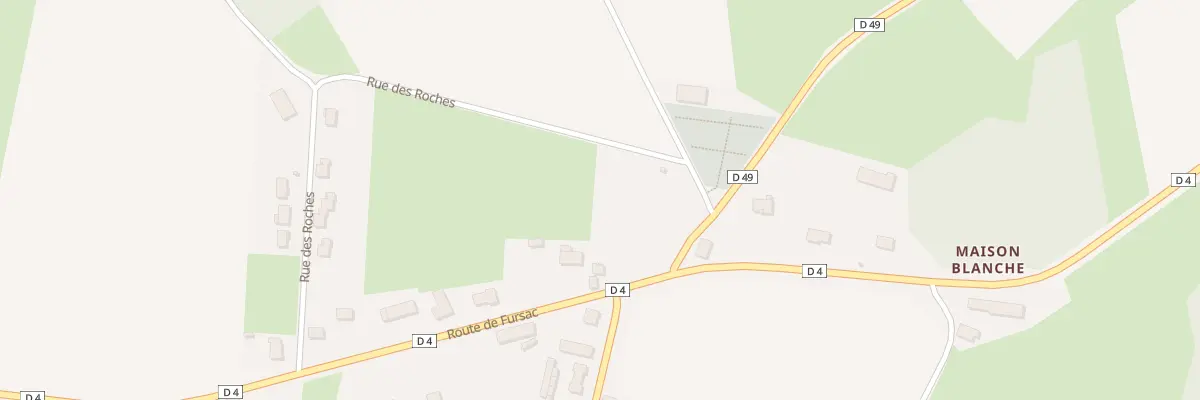 Plan du 6 Rte de Fursac à Chamborand