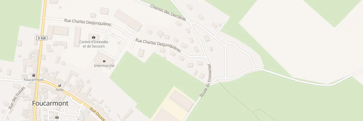 Plan du 12 Rue Charles Desjonqueres à Foucarmont