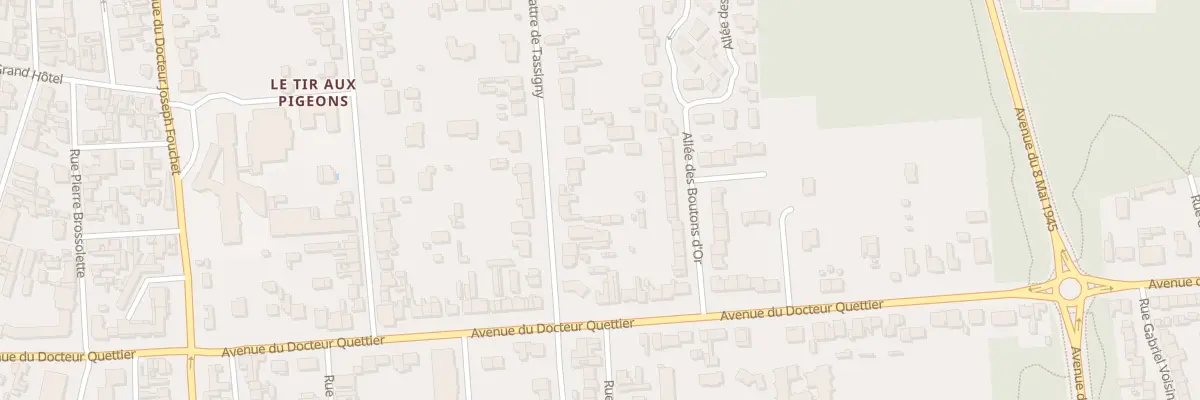 Plan du 50 Rue Mal de Lattre de Tassigny à Berck