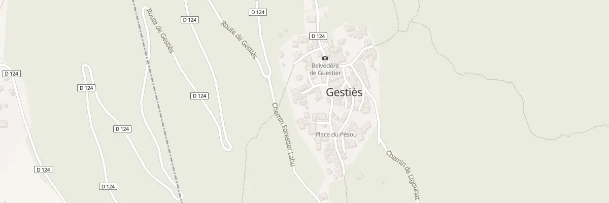 Plan du 71 Village à Gestiès