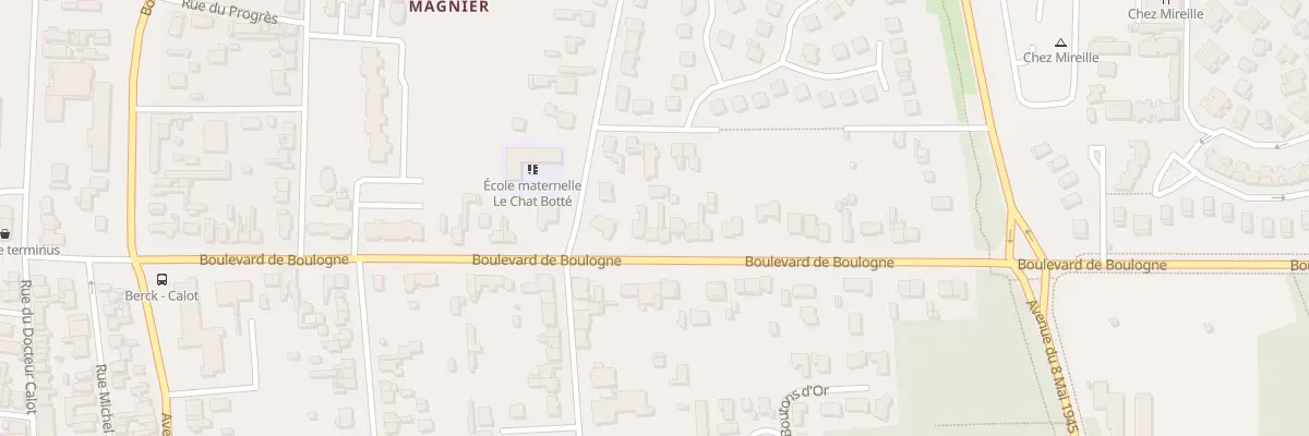 Plan du 51 Bd de Boulogne à Berck