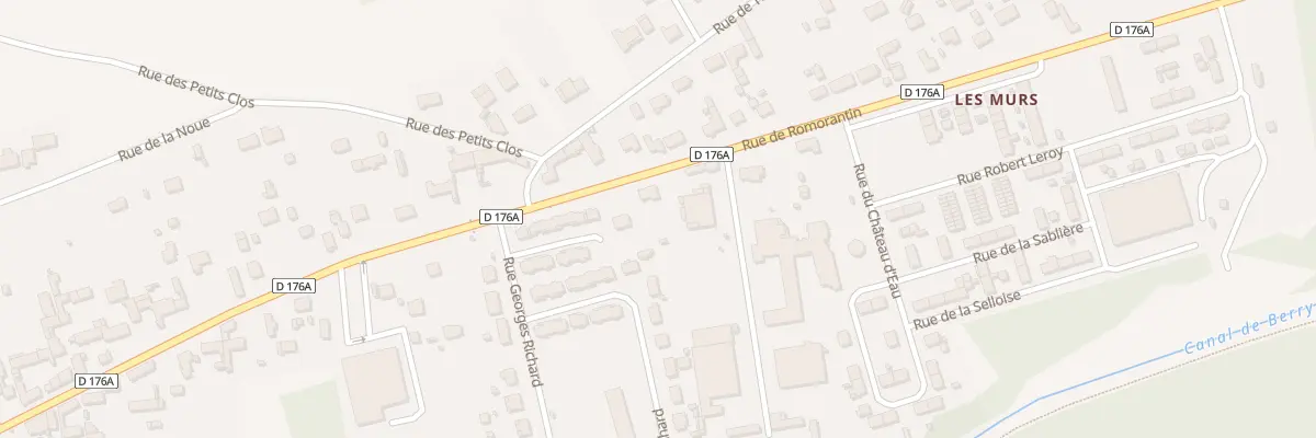 Plan du 122 Rue de Romorantin à Selles-sur-Cher