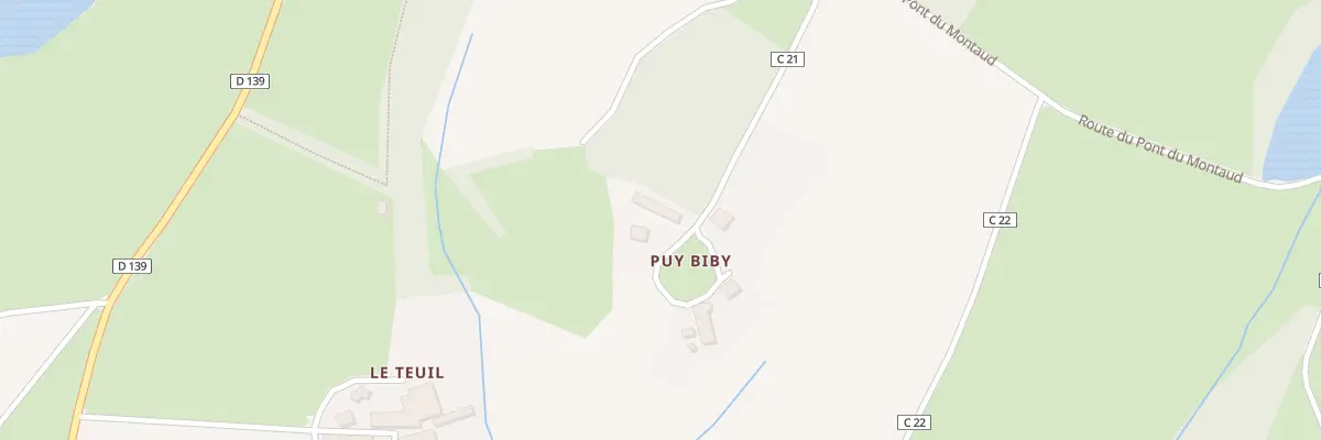 Plan du 5111 Puy Biby à Champnétery