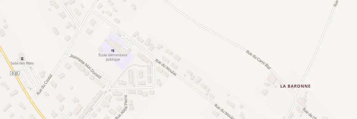 Plan du 94 Rue du Moulas à Mirepoix-sur-Tarn