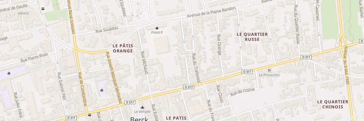 Plan du 9 Imp Gressier à Berck