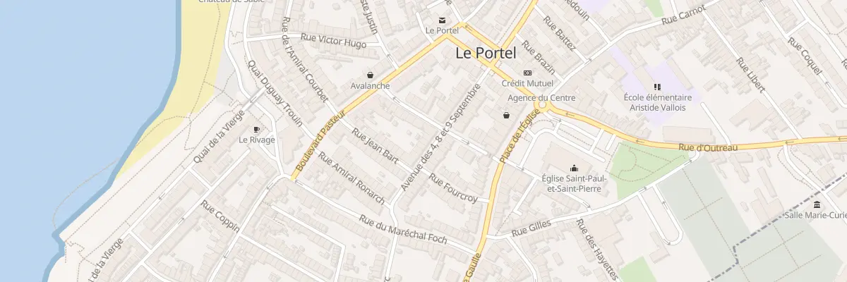 Plan du 21 Bd du 4 8 9 Septembre au Portel