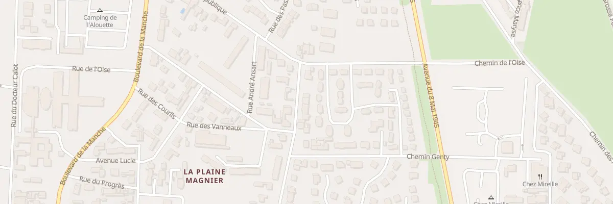 Plan du 118 Rue Mal de Lattre de Tassigny à Berck