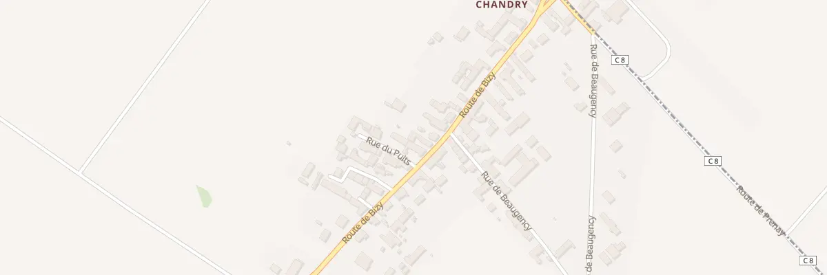 Plan du 28 Rte de Bizy à Beauce la Romaine
