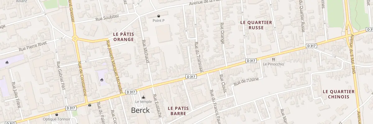 Plan du 3 Imp Gressier à Berck