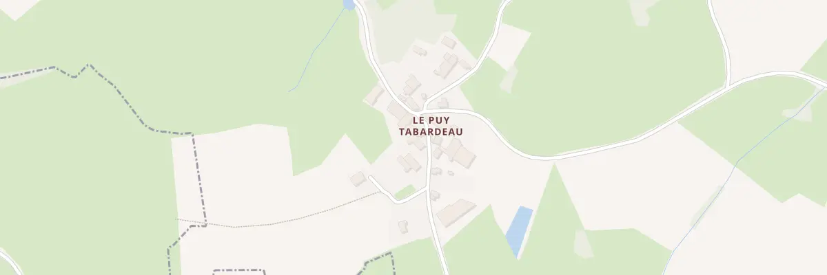 Plan du 1 Le Puy Tabardeau à Noth