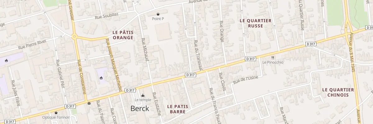 Plan du 2B Imp Gressier à Berck
