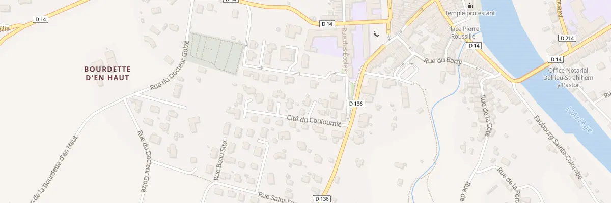 Plan du 25 Cité du Couloumié à Saverdun