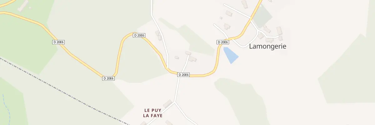 Plan du 5051A Pre La Faye à Lamongerie