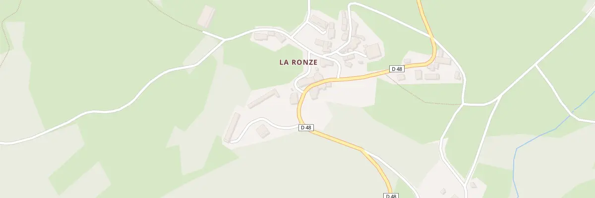 Plan du 11 La Ronze à Arrènes