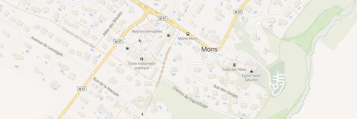 Plan du 1 Rue des Genêts à Mons
