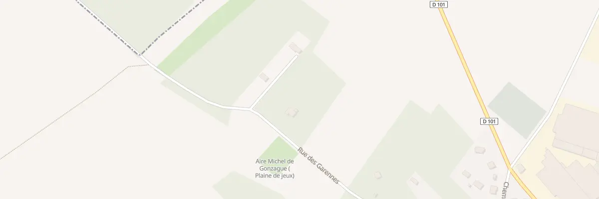 Plan du 105A Rue des Garennes à Faverolles