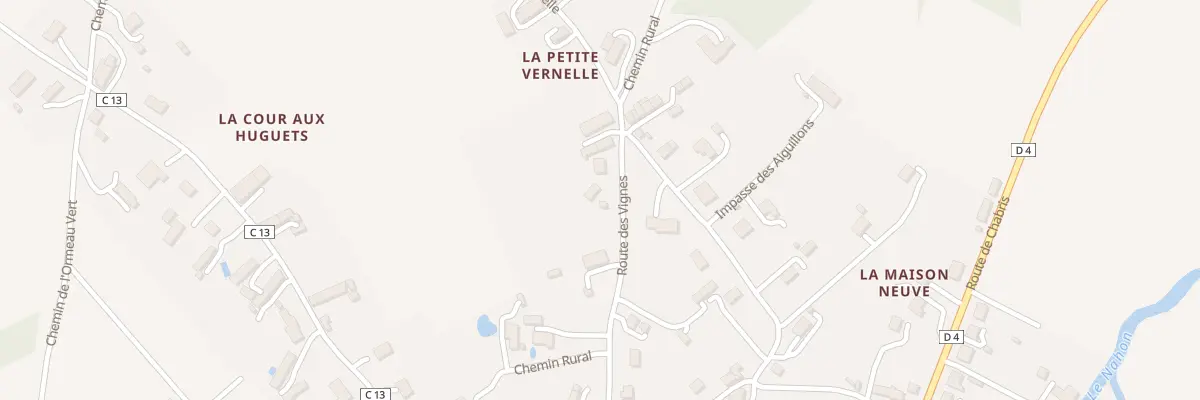 Plan du 14 Rte des Vignes à Valençay