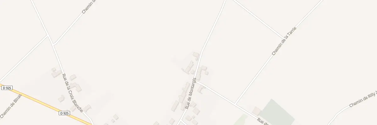 Plan du 23 Rue de Montargis à Cravant