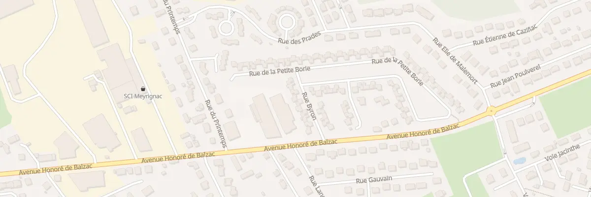 Plan du 13 Rue Byron à Malemort