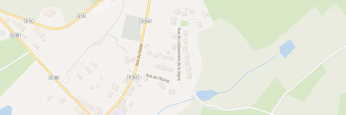 Plan du 4 Rue du Lotissement de la Vigne à Champnétery