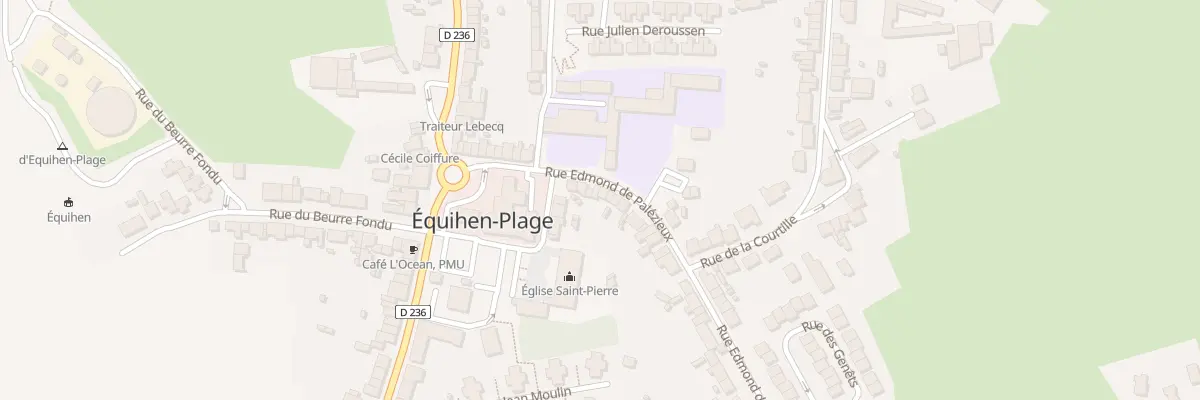 Plan du 6 Rue Edmond de Palezieux à Équihen-Plage