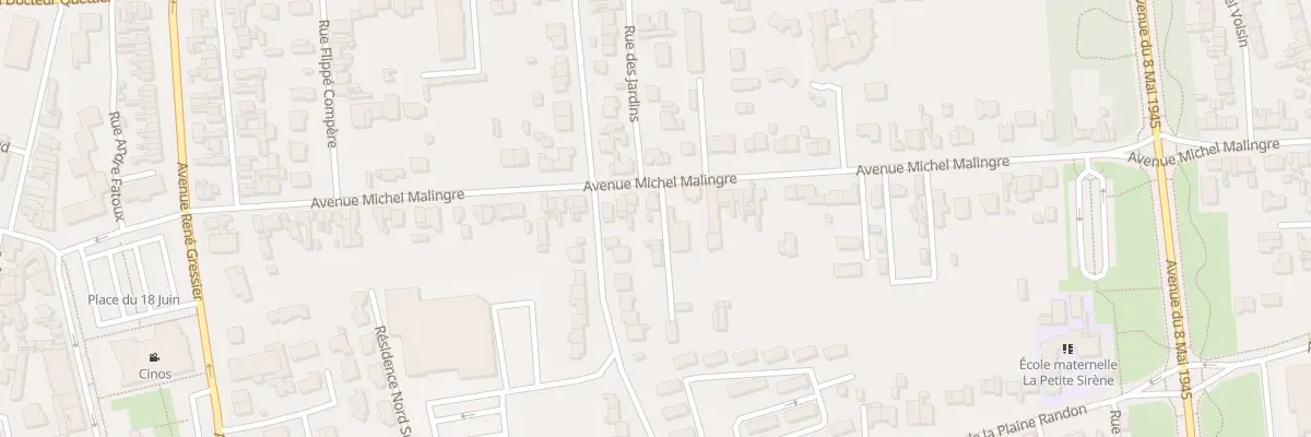 Plan du 64 Av Michel Malingre à Berck
